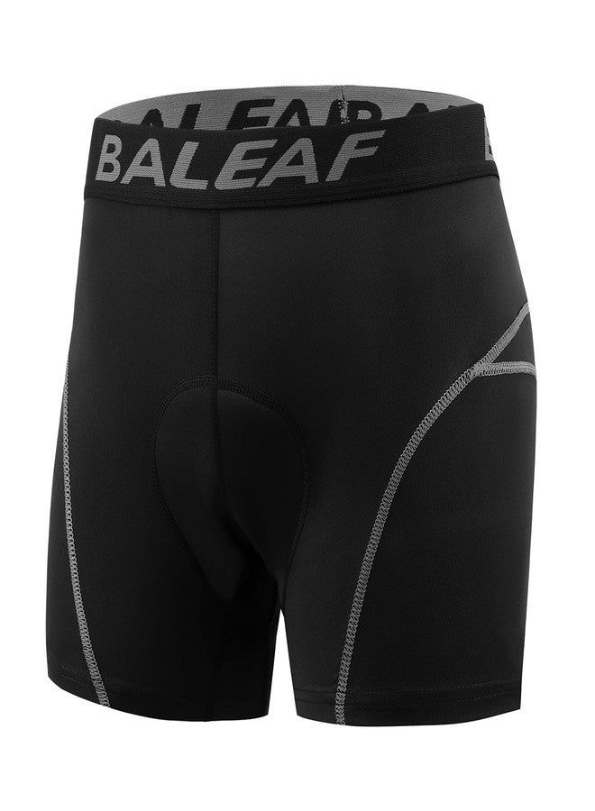 baleaf Men's 3D Padded Bike Shorts Cycling Underwear MTB Liner Road Biking Bicycle Clothes Grey XXL - Image 2